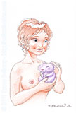 Hamster mauve