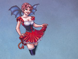 <i>Gothic lolita</i> she-devil