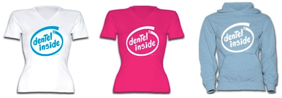 T-shirts Dentel Inside